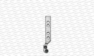This item is a industrial machinery component, likely a yarn guide nozzle for a circular knitting machine or potentially a window frame support bracket.