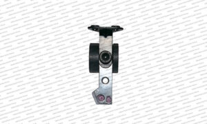 The item shown is a industrial component, likely a spare part for a circular knitting machine, such as a needle selector or actuator assembly.