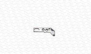 This item is a replacement upper knife blade designed for specific serger sewing machines.