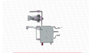 This item is a stop motion sensor for a circular knitting machine, specifically identified as a Sun Brand Bottom Stop Motion DGC3K-175.