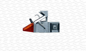 This item is a spare part for a circular knitting machine, specifically identified as a yarn feeder or yarn guide component.