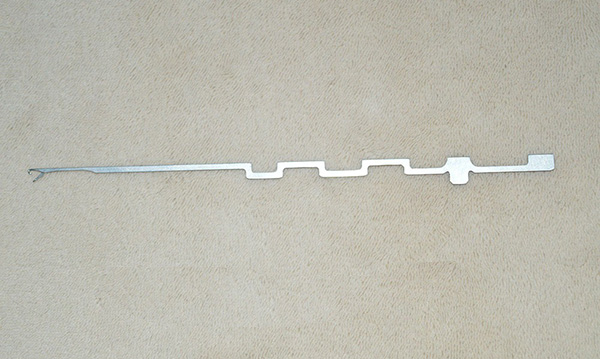 This item is a steel knitting machine needle, commonly used in circular knitting machines within the textile industry.