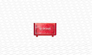 This item is a 24-volt automotive fuse, likely a cartridge-type fuse used for protecting electrical circuits in vehicles or specialized equipment.
