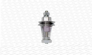 The item shown is a tension spring yarn feeder, commonly used in knitting machines to maintain consistent tension on the thread.