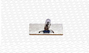 This item is a miniature halogen light bulb mounted on a small circuit board, commonly used in automotive interior lighting or decorative fixtures.