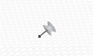 This item is a stop motion wheel used in knitting machines, specifically designed for handling Lycra or spandex yarn.