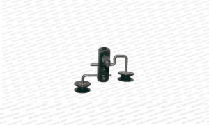 This item is a Lycra guide roller used as a component in circular knitting machines.