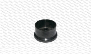 The item pictured appears to be a industrial plastic pipe end cap or a similar protective plug fitting.