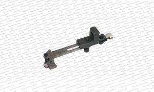 This item appears to be a specialized mechanical component for an industrial sewing machine, likely a part of a binder attachment or gauge set.