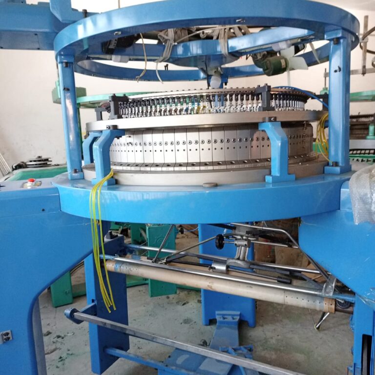 Circular Knitting Machine, likely for single or double jersey production.