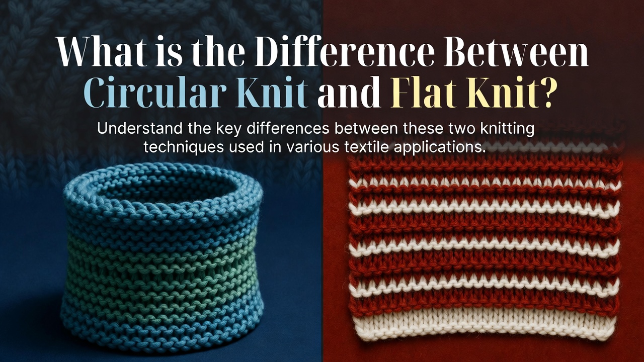difference between circular and flat knitting machine